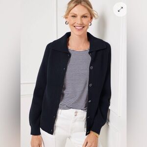 🖤 Talbots Johnny Collar Cardigan Size Medium